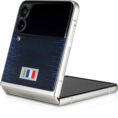 France Soccer Flag Galaxy Z Flip3 5G Skin